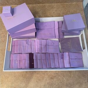 Melinda Maria Lavender Jewelry Storage Bags and Boxes